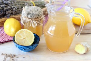 Имбирный лимонад с лавандой