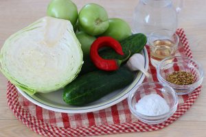 Квашеные овощи по-турецки