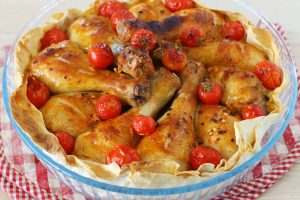 Курица в лаваше по-армянски